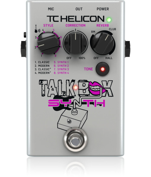 TC Helicon Talk Box Synth Pedal