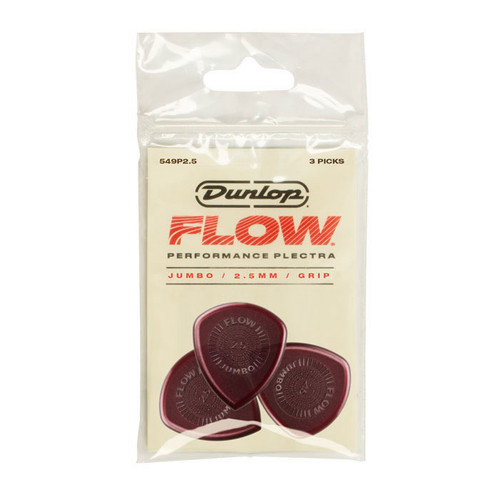 Jim Dunlop FLOW™ 2.5mm Jumbo Pick 3-pack