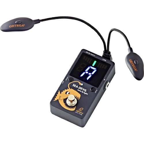 Ortgea Sea Devil Pedal Guitar Tuner with Lights