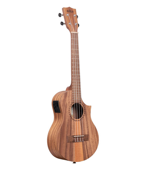 Kala KA-TK-T-CE Teak Tri-Top Tenor Acoustic/Electric Ukulele