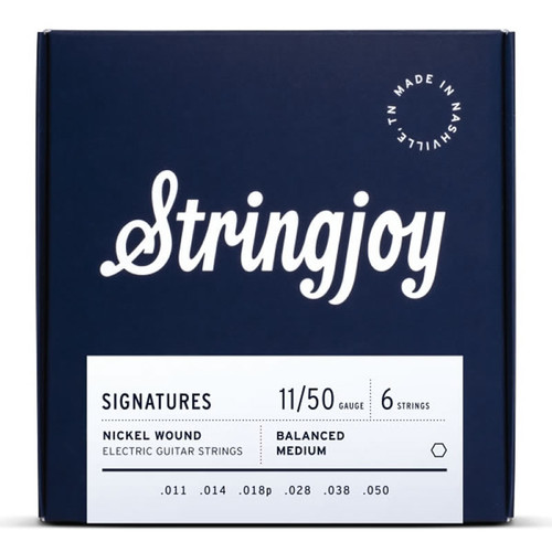 Stringjoy 11-50 Medium Gauge Nickel Wound Electric Strings