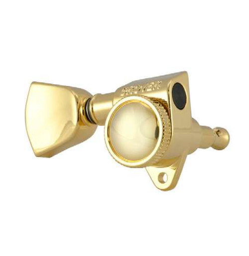 Grover GRO502K RotoGrip Locking Electric Guitar Machine Heads - Gold