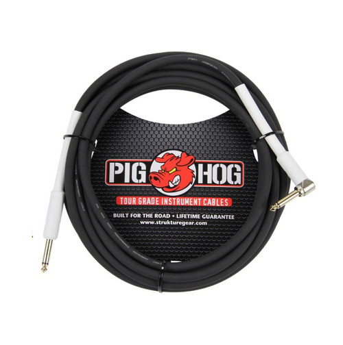 Pig Hog 18.5ft Right Angle Instrument Cable