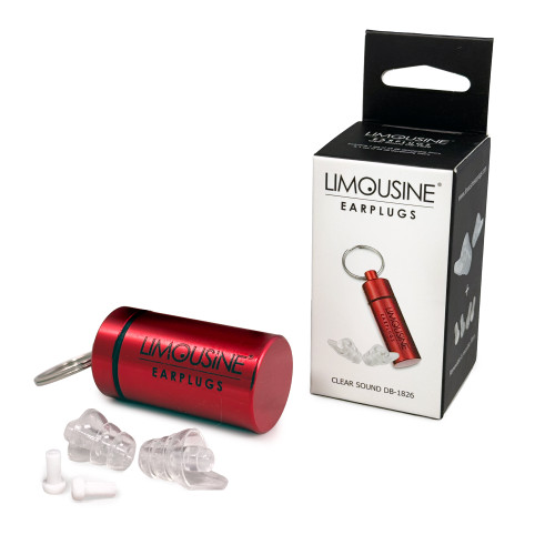 Limousine Clear Sound Earplugs 18db and 26db Filters