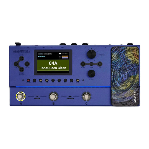 Mooer GE-200 Plus Li Rechargeable Multi-Effects Processor - Purple