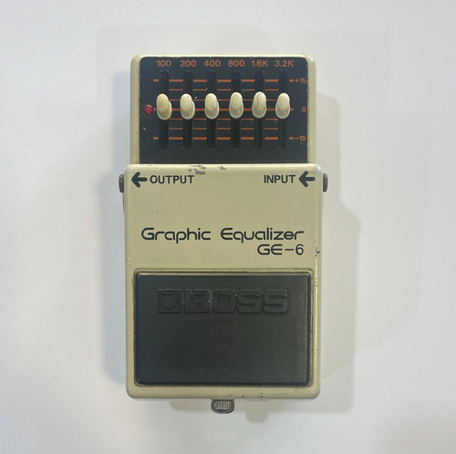 BOSS GE-6 6-band Graphic Equalizer - Made in Japan 1980
