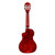 Lanikai Quilted Maple Red Stain Concert Acoustic/Electric Ukulele