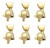 Grover GRO502K RotoGrip Locking Electric Guitar Machine Heads - Gold