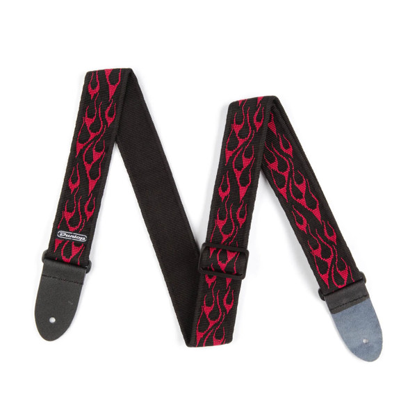 Jim Dunlop Flambé Red Guitar Strap