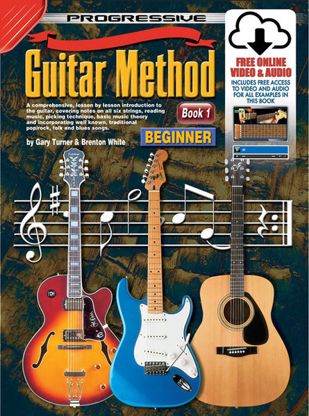 Progressive Guitar Method 1 Book with Online Video & Audio