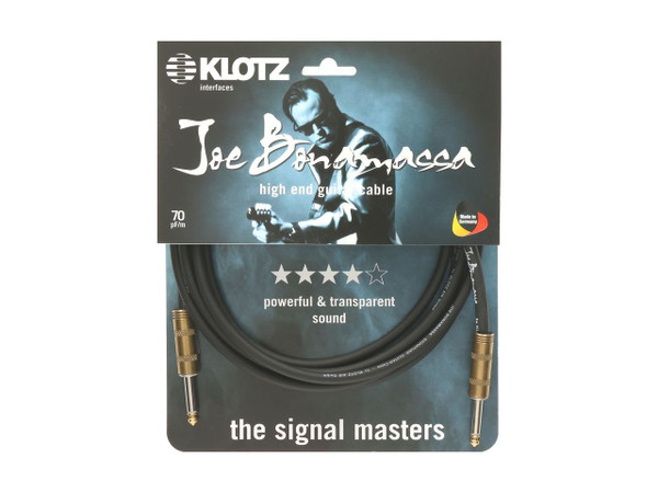 Klotz Joe Bonamassa 20' Instrument Cable