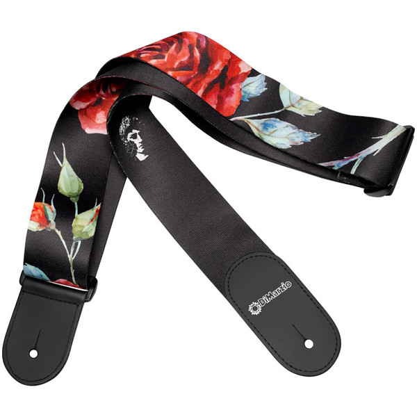 DiMarzio DD3146 Polyphia Floral Muse Strap - Black