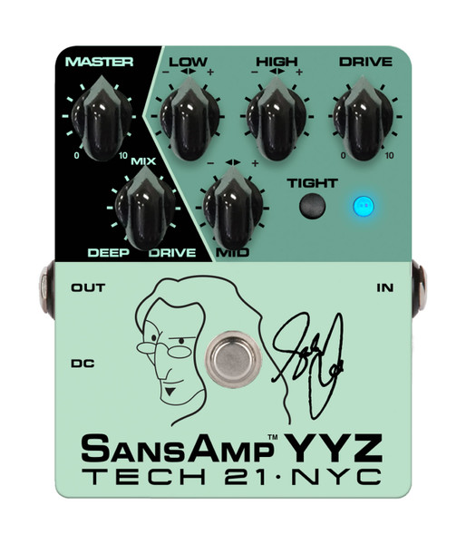 SansAmp Tech 21 YYZ Geddy Lee Signature Pedal