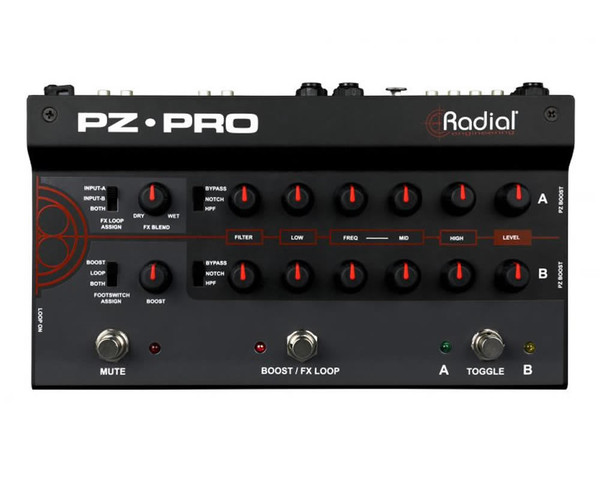 Radial Engineering PZ-Pro 2-Channel Acoustic Preamp