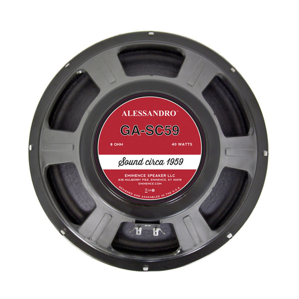 Eminence GA-SC59 George Alessandro 12" 40W Speaker