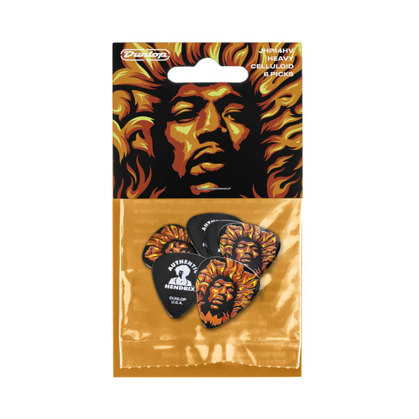 Jim Dunlop Jimi Hendrix™ ’69 Psych Series Voodoo Fire Pick Pack