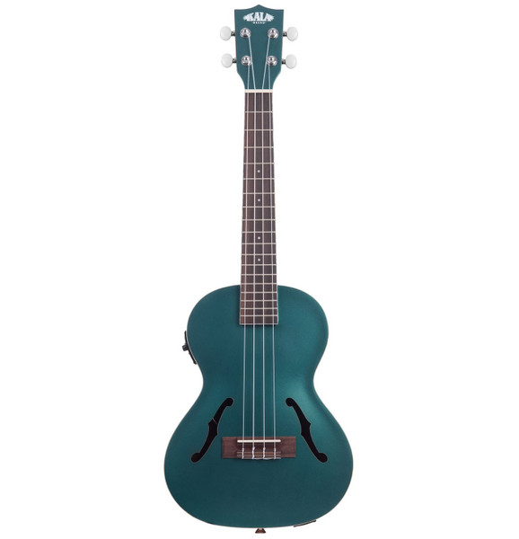 Kala Archtop Brooklyn Green Tenor Ukulele with Pickup