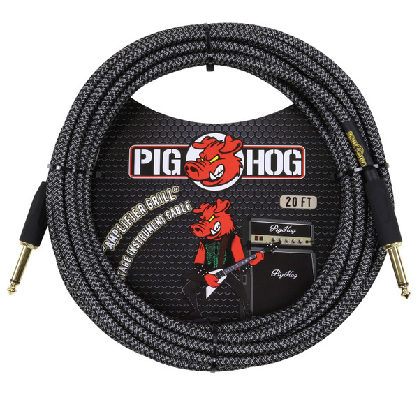 Pig Hog Amplifier Grill 20' Instrument Cable