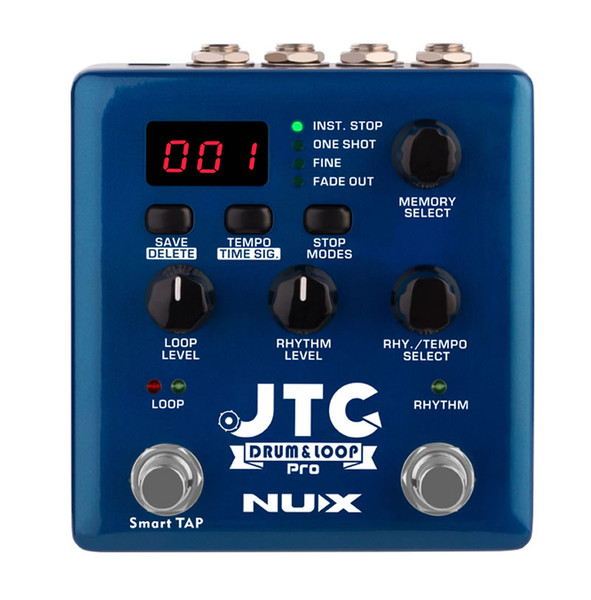 NU-X JTC NDL-5 Drum & Loop PRO Dual Switch Looper Pedal
