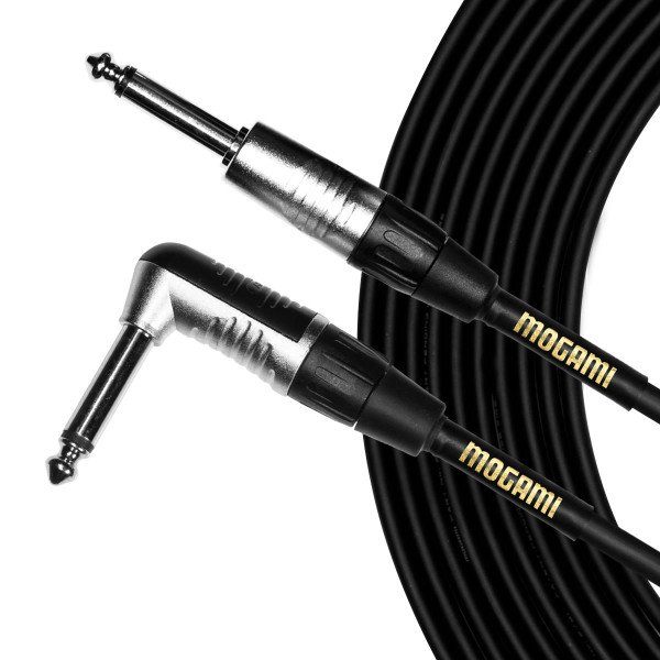 Mogami 20 foot Straight to Right Angle CorePlus™ Instrument Cable