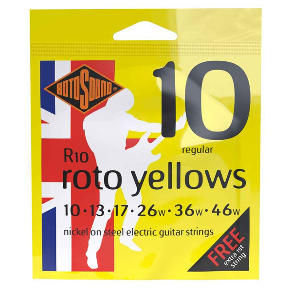 Rotosound Roto Yellows 10-46 Electric Strings