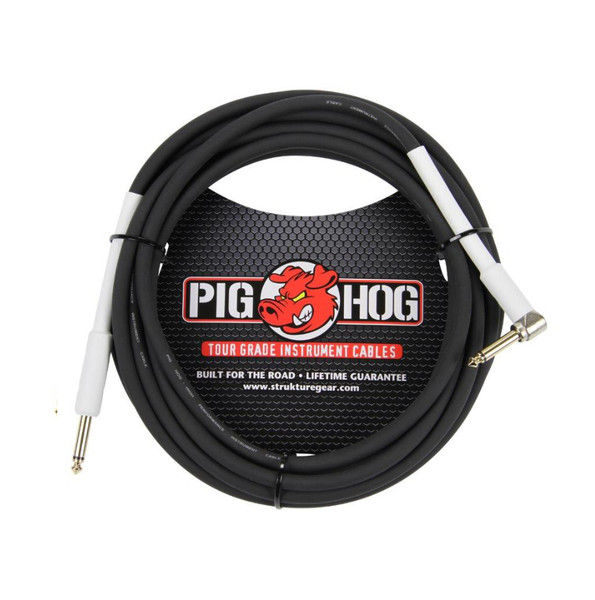 Pig Hog 18.5ft Right Angle Instrument Cable