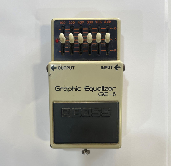 BOSS GE-6 6-band Graphic Equalizer - Made in Japan 1981