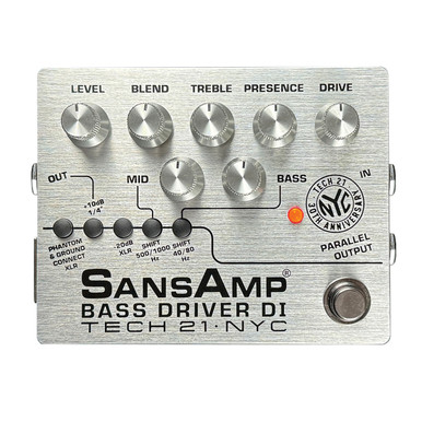 ベース SansAmp Bass D DI-LB プリアンプ・DI】日本限定モデル！TECH21より、低音弦にも対応