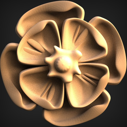 Rosette_____Carved_____0656
