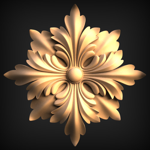 Rosette_____Carved_____0654