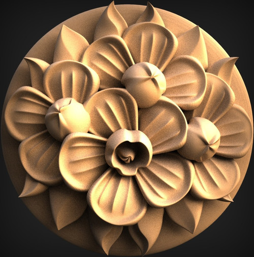 Rosette_____Carved_____0652