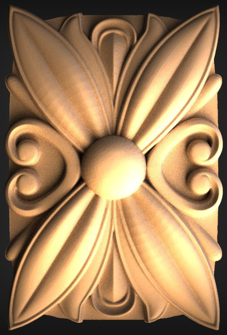 Rosette_____Carved_____0645