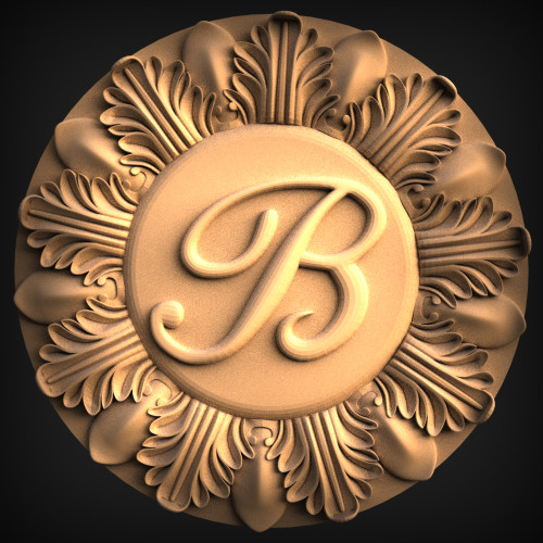Rosette_____Carved_____0641