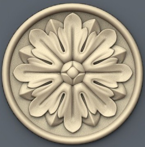 Rosette_____Carved_____0458