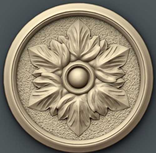 Rosette_____Carved_____0456