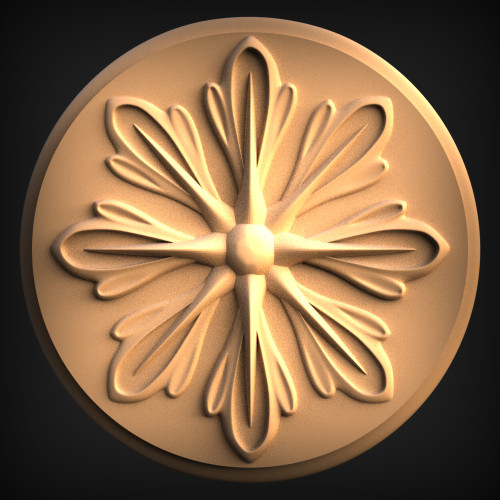 Rosette_____Carved_____0447