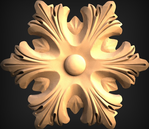 Rosette_____Carved_____0444