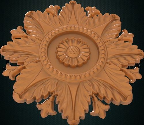 Rosette_____Carved_____0443