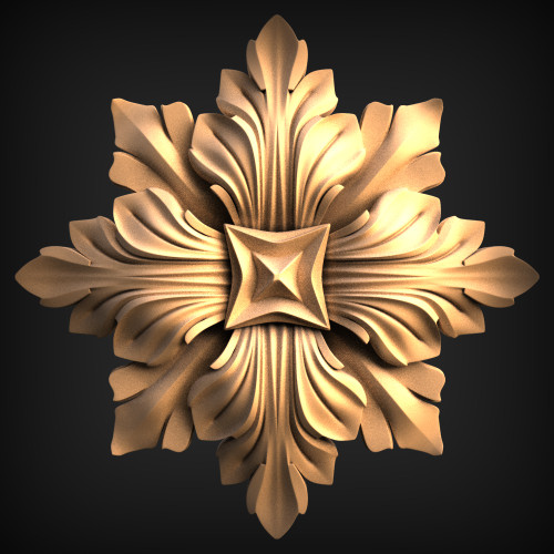 Rosette_____Carved_____0442