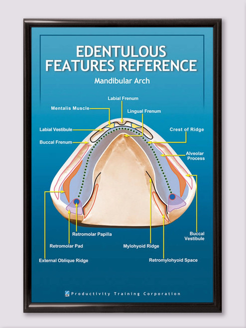 Mandibular Edentulous Features Poster