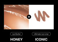 Perfect Pairing:  Honey Lip Butter & Ultimate Lip Liner in Iconic Duo | New for Fall/Winter!