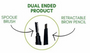 Retractable Eyebrow Brow Pen with Spoolie - Soft Taupe