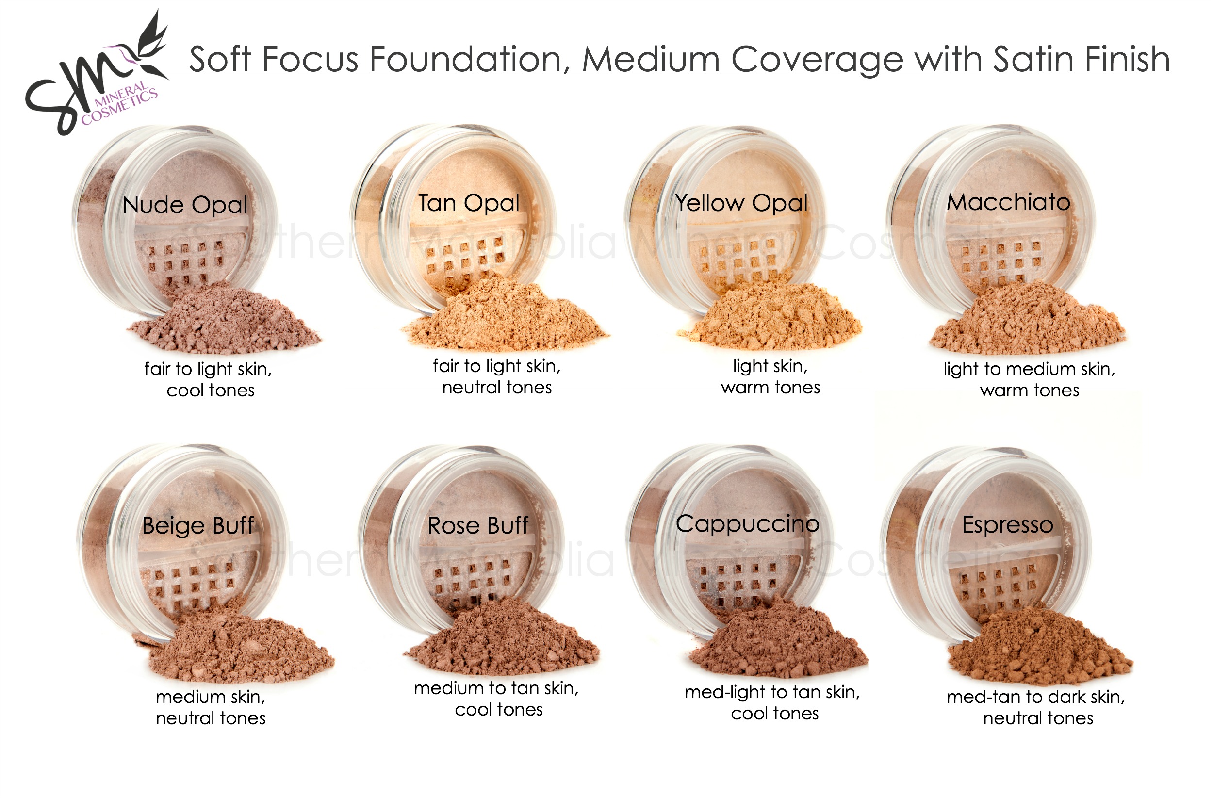 Makeup Skin Tone Chart