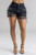 BLACK SHREDS SHORTS