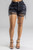 BLACK SHREDS SHORTS