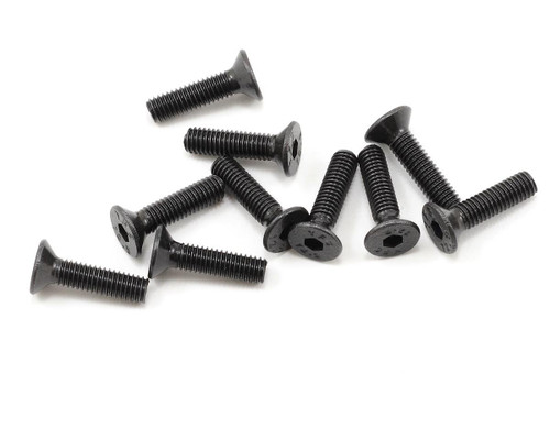 3x10mm "High Strength" Flat Head Screws (10)