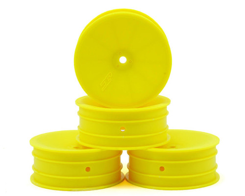 12mm Hex Mono 2.2 Front Wheels (4) (B6/B5/RB6) (Yellow)