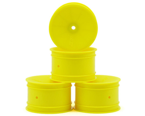 12mm Hex Mono 2.2 Rear Wheels (4) (B6/B74/RB6) (Yellow)