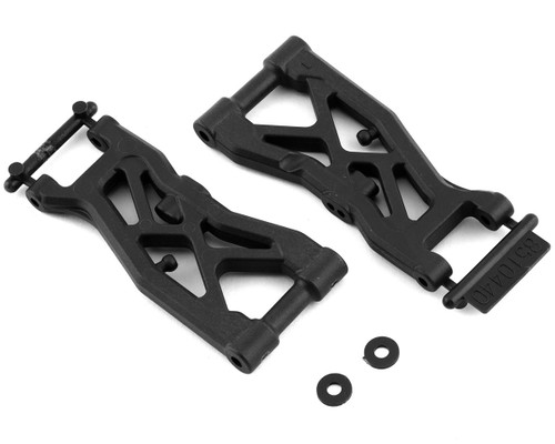 RC10B74.2 Factory Team Carbon Front Suspension Arms (Gullwing)