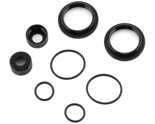 13mm Shock Collar & Seal Retainer Set (Black)